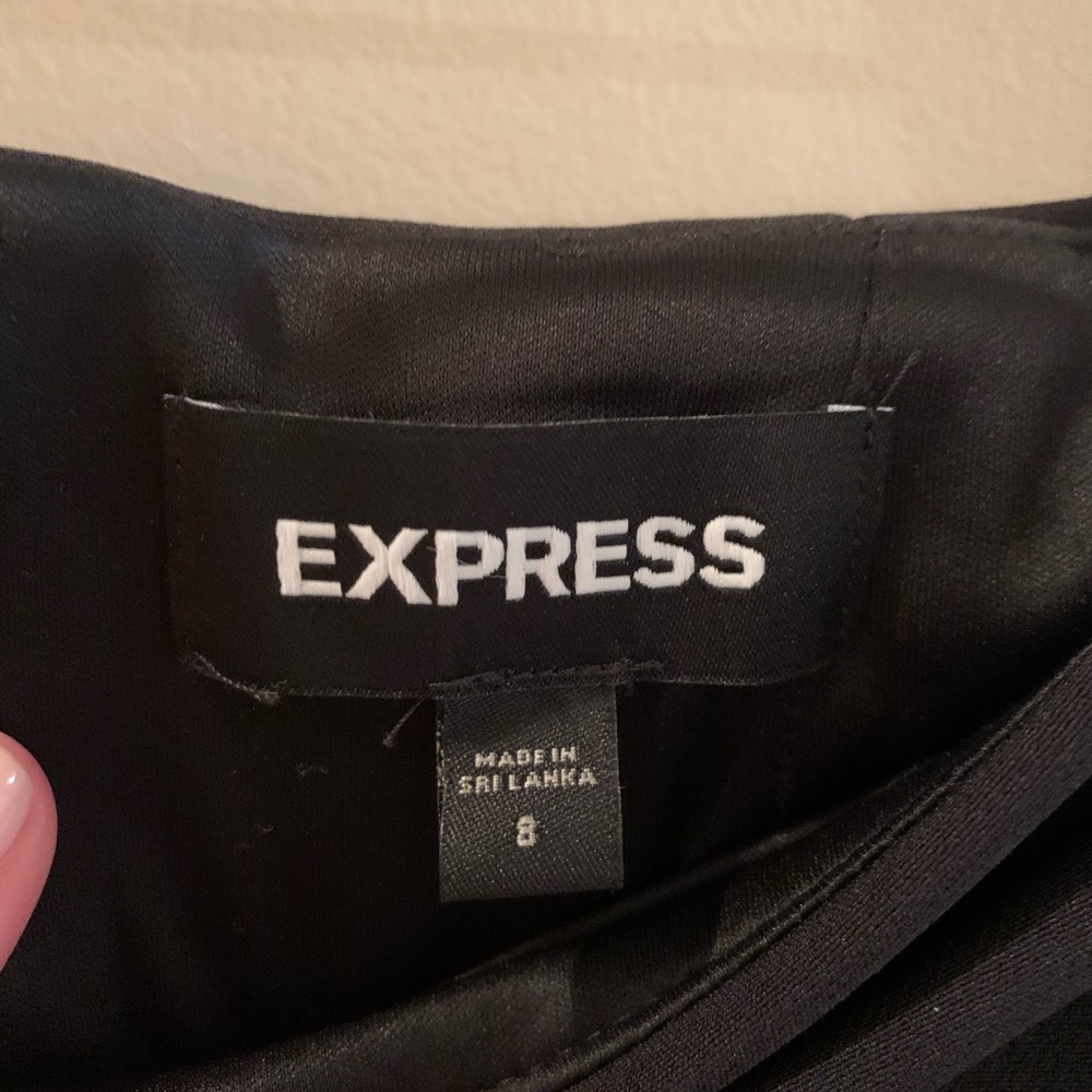 Black Express pencil skirt